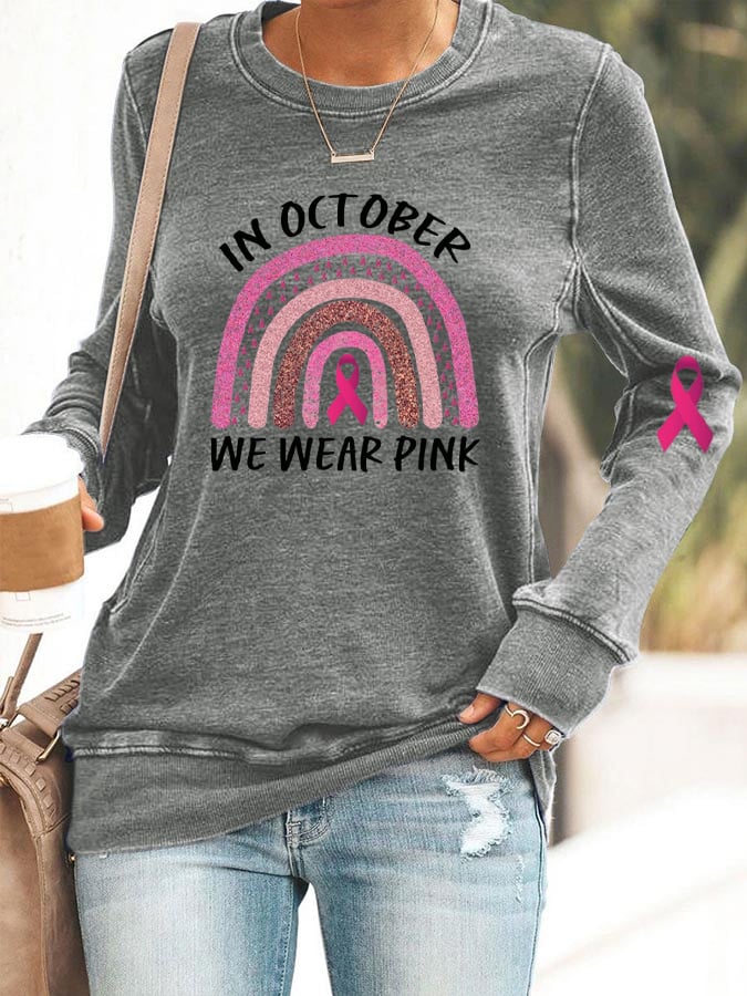 Women's Breast Cancer Awareness Sweatshirt