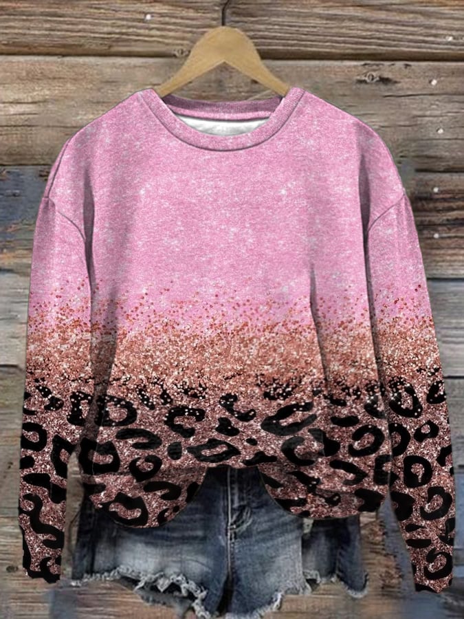 Women'S Breast Cancer Awareness Printed Sweatshirt
