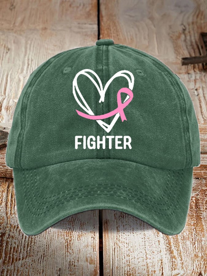 Breast Cancer Awareness Print Baseball Cap