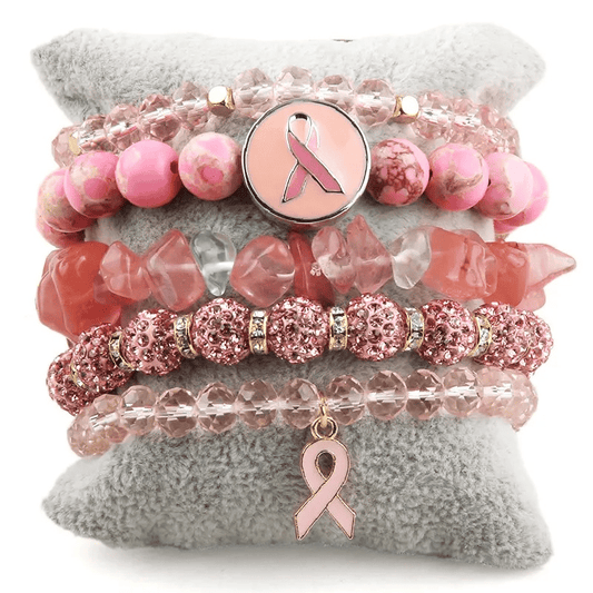 Breast Cancer Awareness Women's Handmade Bracelet