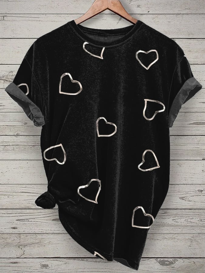 Women's Breast Cancer Awareness Print Casual T-Shirt