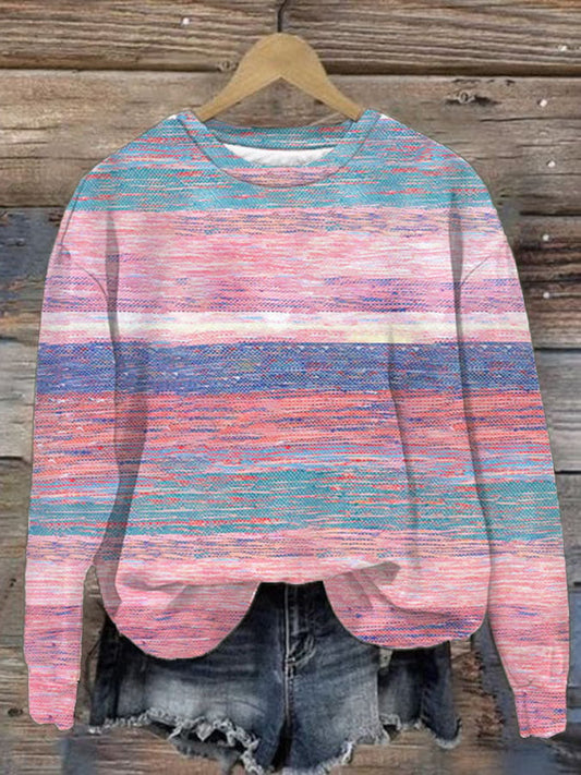 Women'S Breast Cancer Awareness Printed Sweatshirt
