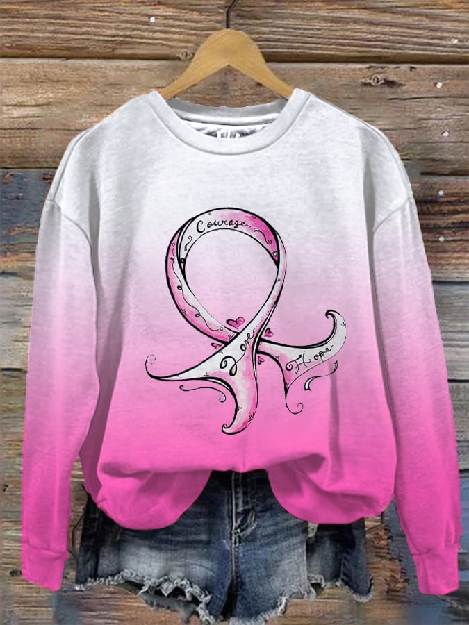 Women's hope fight family love sweatshirt