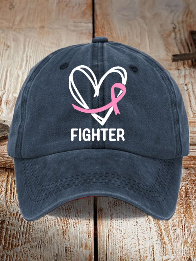 Breast Cancer Awareness Print Baseball Cap