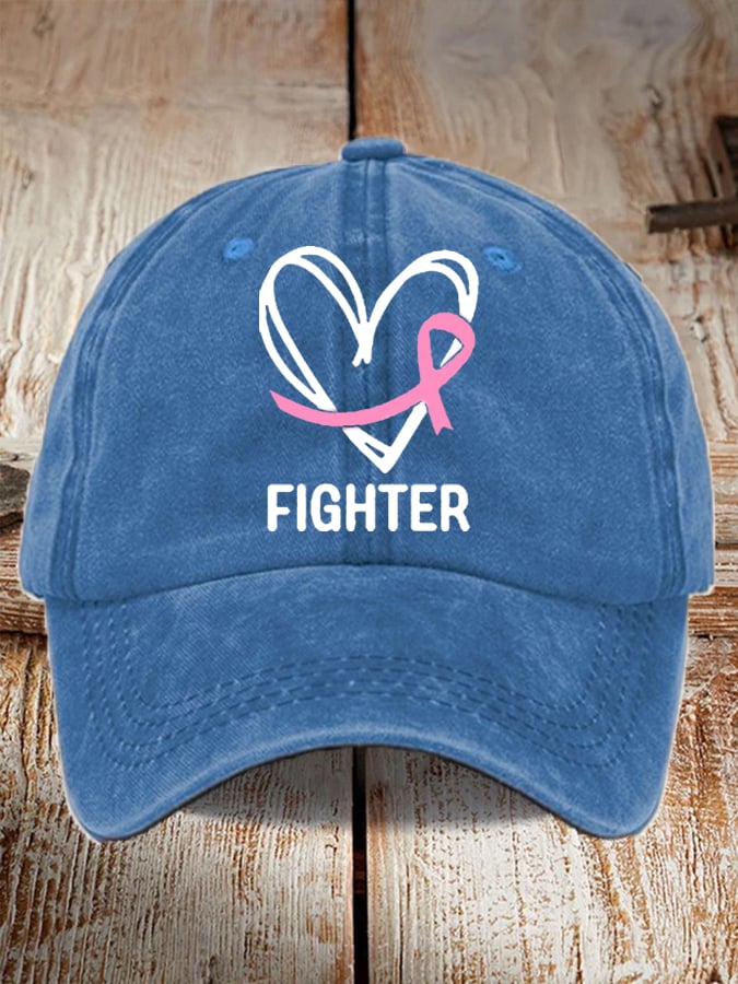 Breast Cancer Awareness Print Baseball Cap