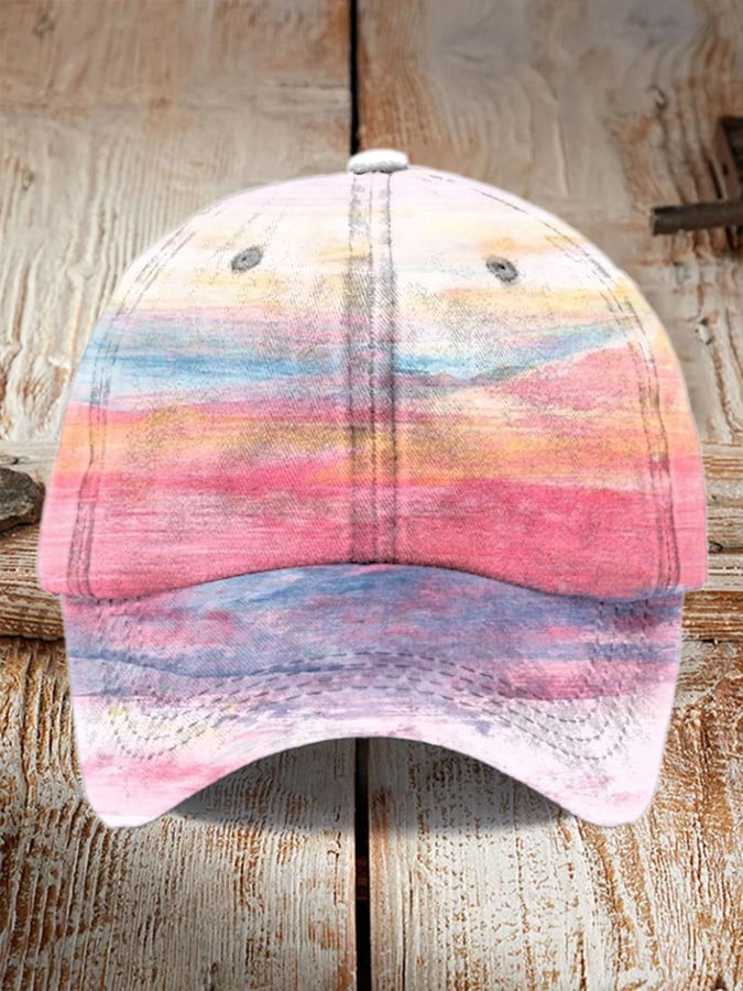 Breast Cancer Awareness Print Baseball Cap