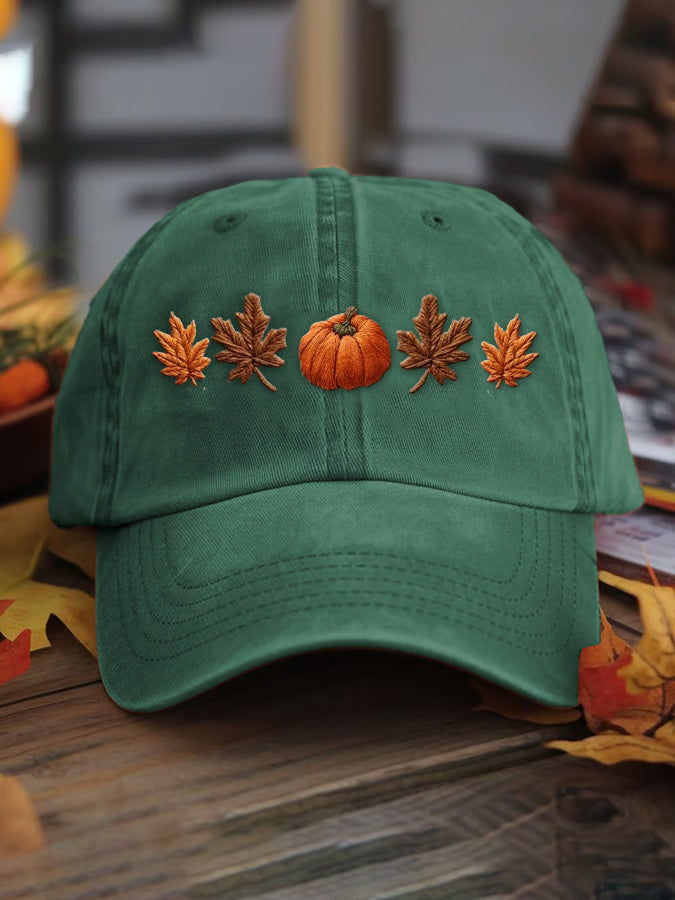 Unisex autumn season washed cotton hat