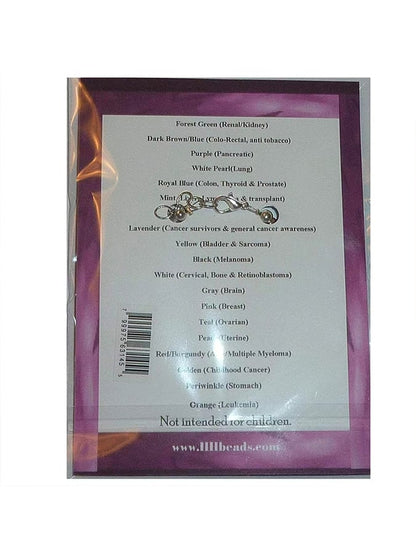 Breast Cancer Awareness Metal Chain Cat'S Eye Rose Quartz Health Bracelet