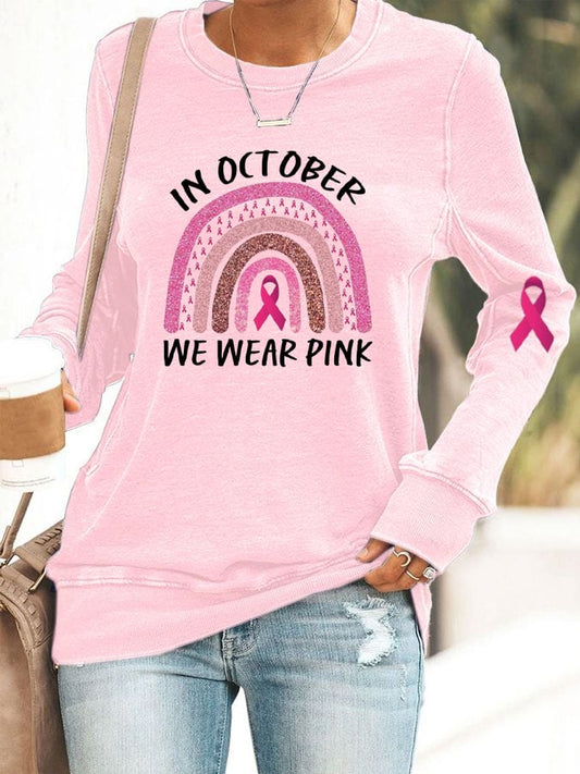 Women's Breast Cancer Awareness Sweatshirt