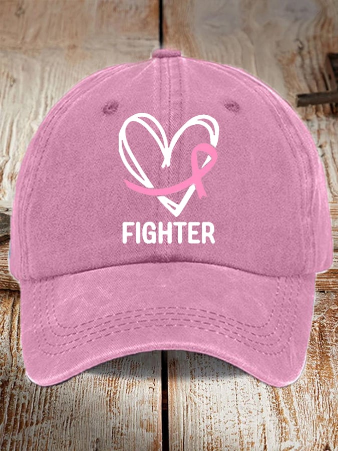 Breast Cancer Awareness Print Baseball Cap