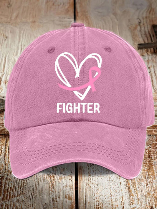 Breast Cancer Awareness Print Baseball Cap