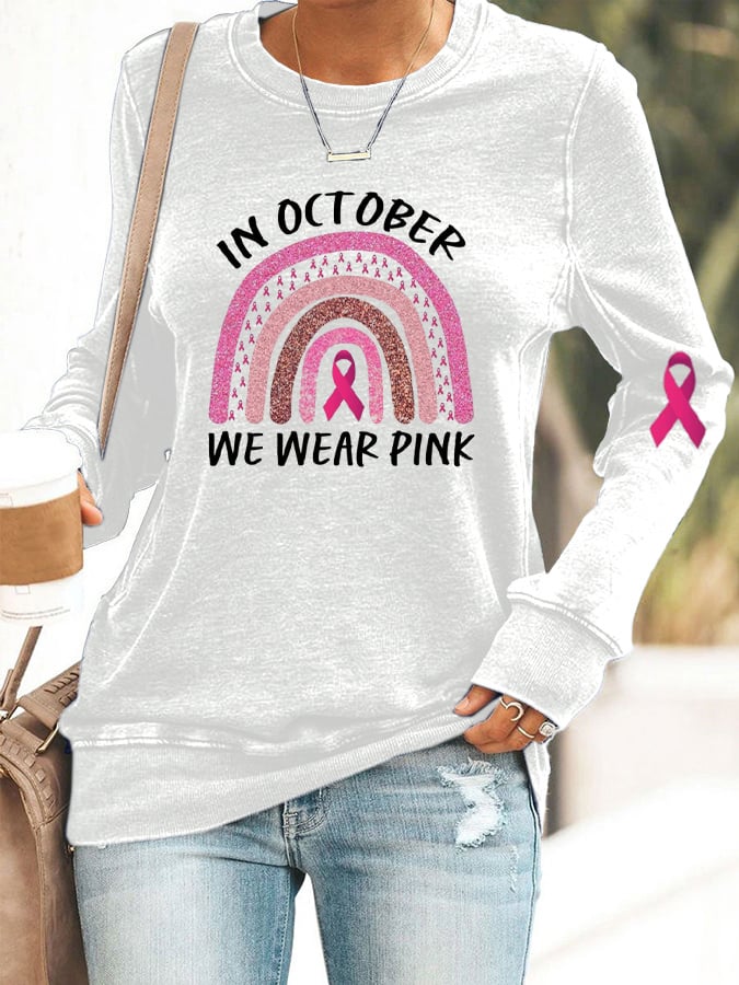 Women's Breast Cancer Awareness Sweatshirt