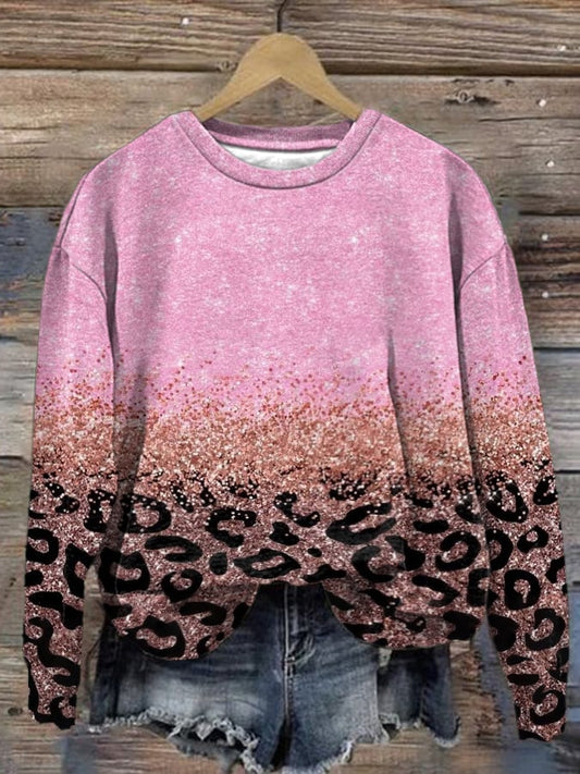 Women'S Breast Cancer Awareness Printed Sweatshirt