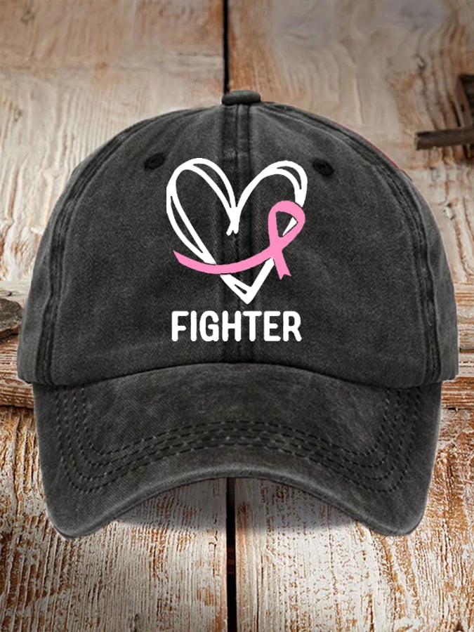 Breast Cancer Awareness Print Baseball Cap