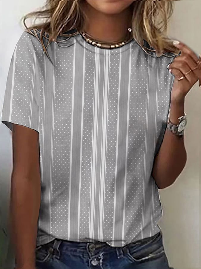 Women's Casual Print T-Shirt